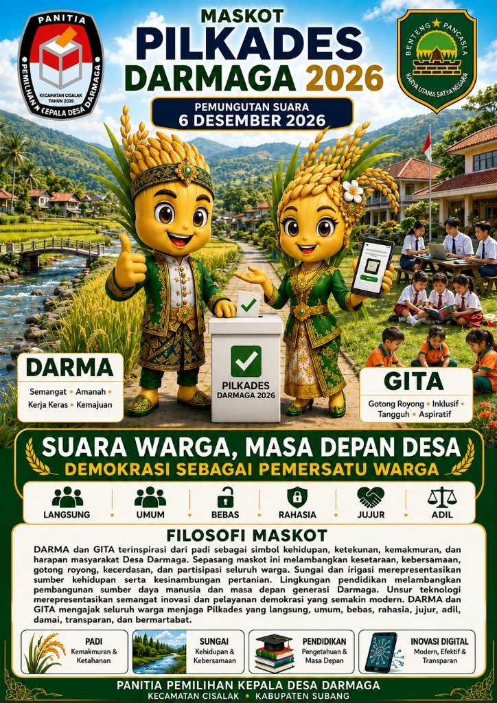 Maskot Pilkades Darmaga